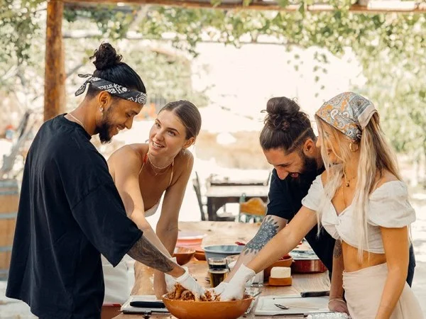 Preparing regional food together in Cappadocia