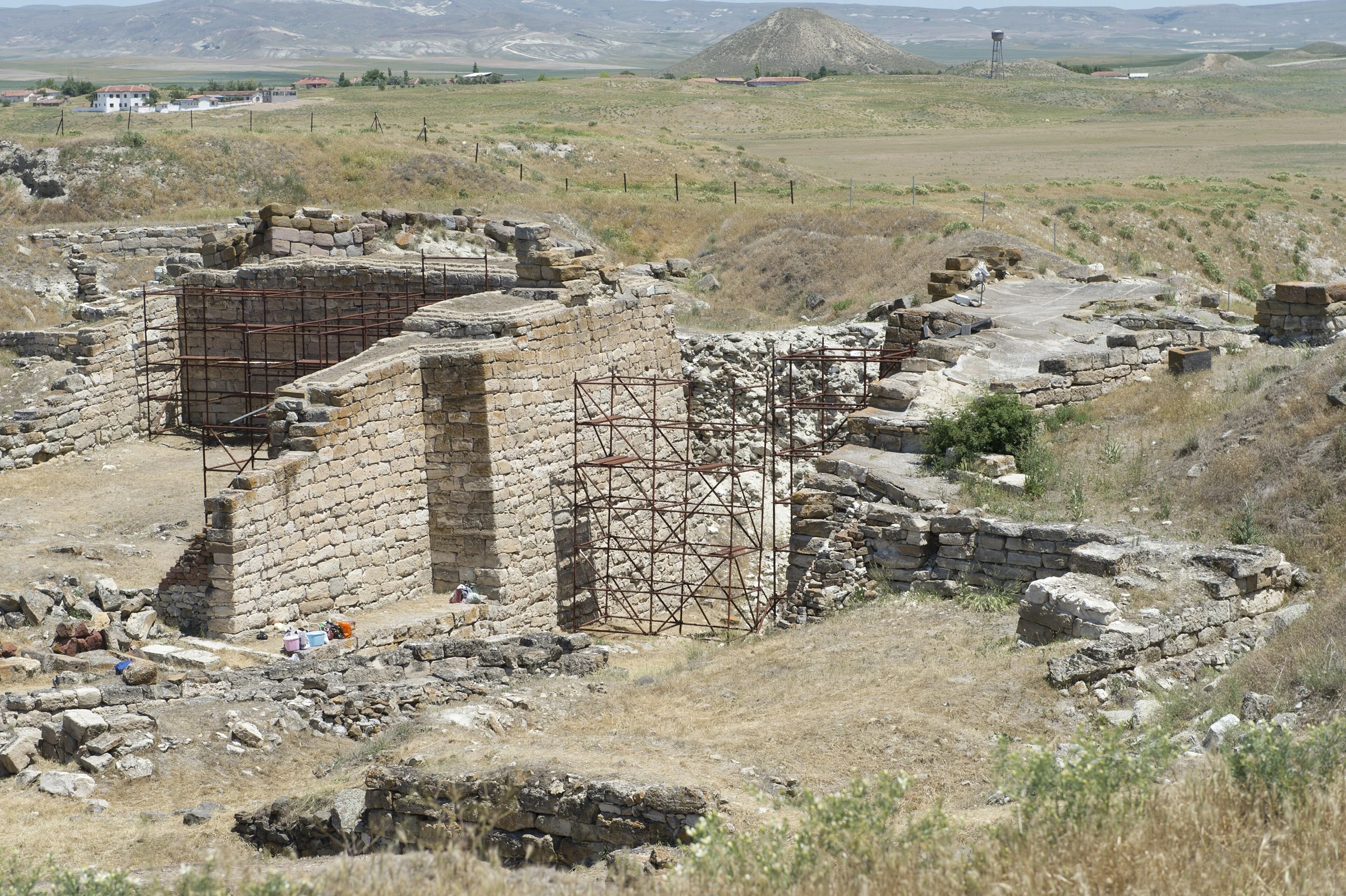 Remains of the citadel gate at Gordion.
