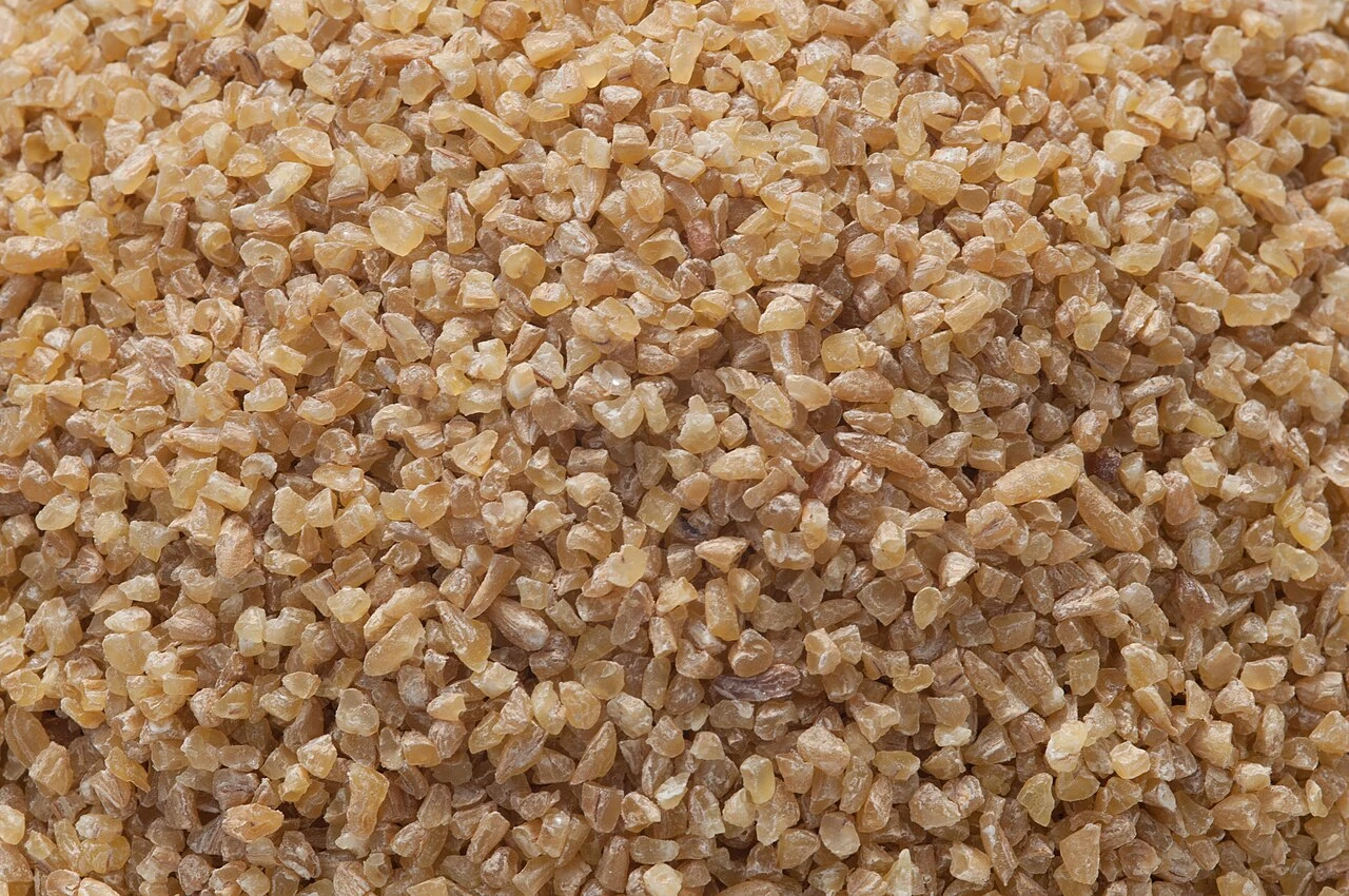 Bulgur; a modern example of processed wheat.