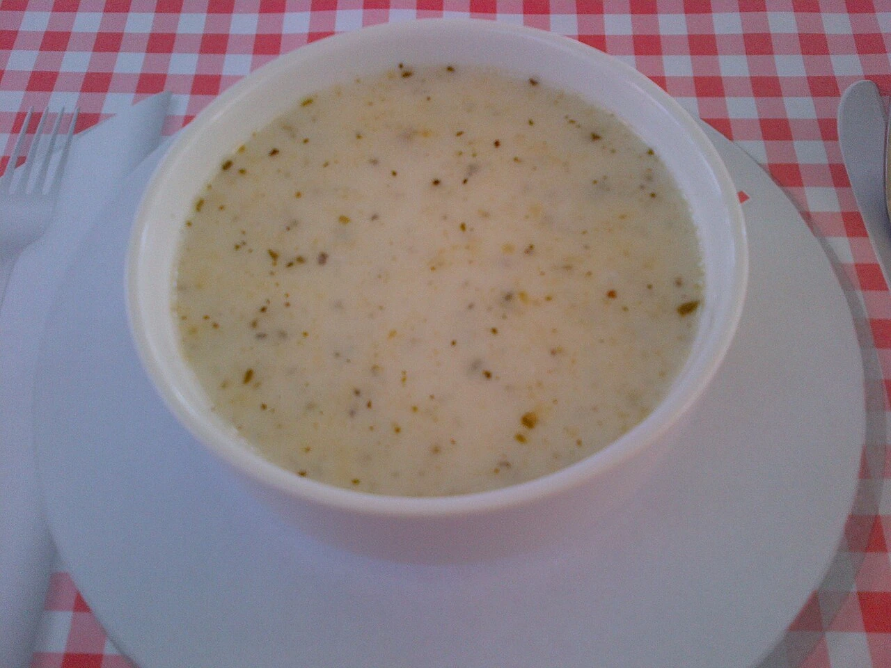 Yayla soup, a present-day soup example.
