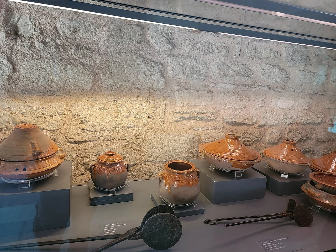 An Ottoman kitchen utensil at Topkapı Palace Museum.