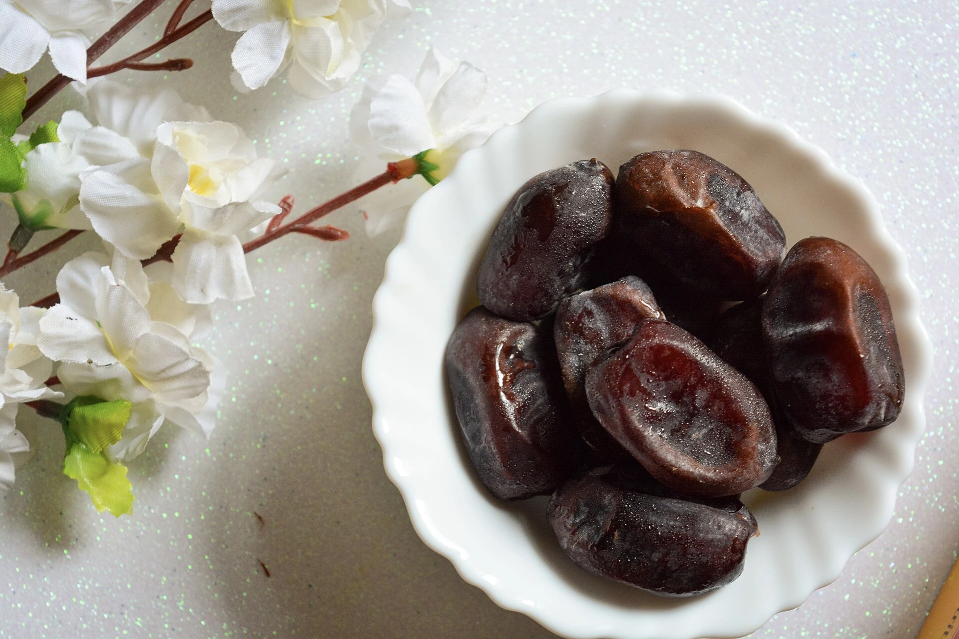 Dates; a modern ingredient photograph.