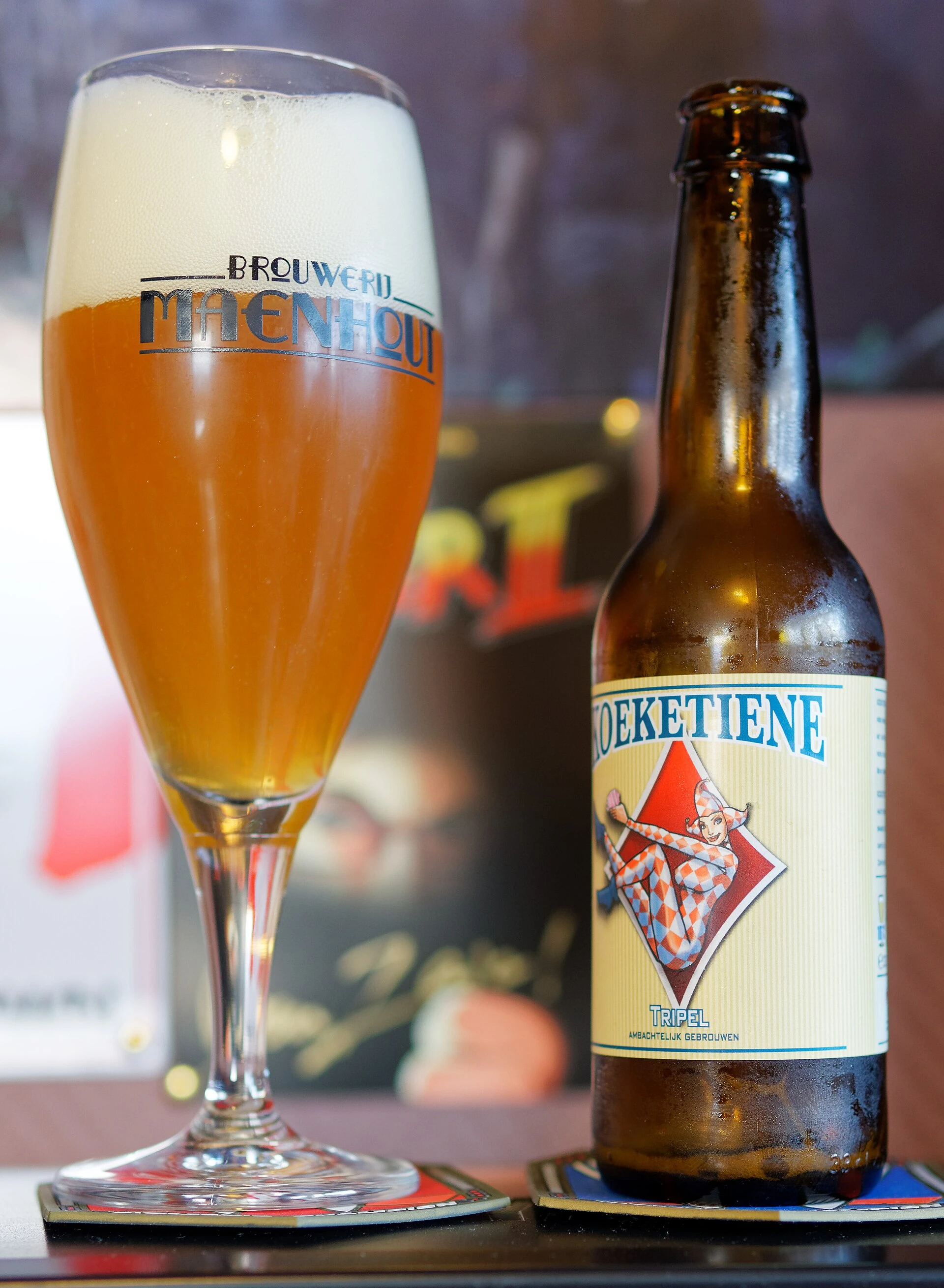 Modern beer; not a reconstruction of ancient beer.