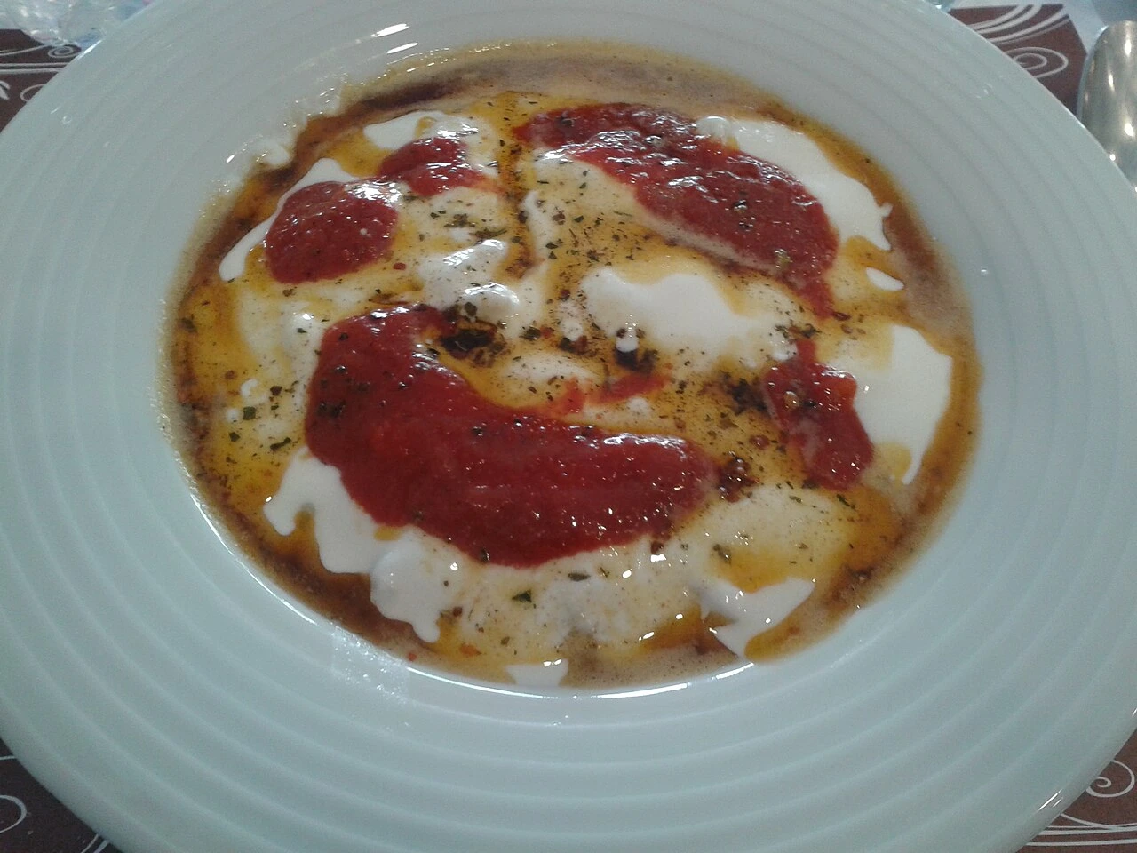 Mantı, a contemporary preparation.