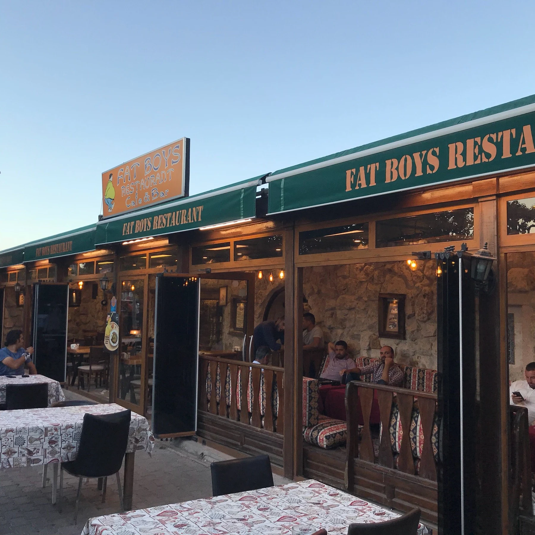 Fat Boys Restaurant & Cafe in Göreme — outdoor seating