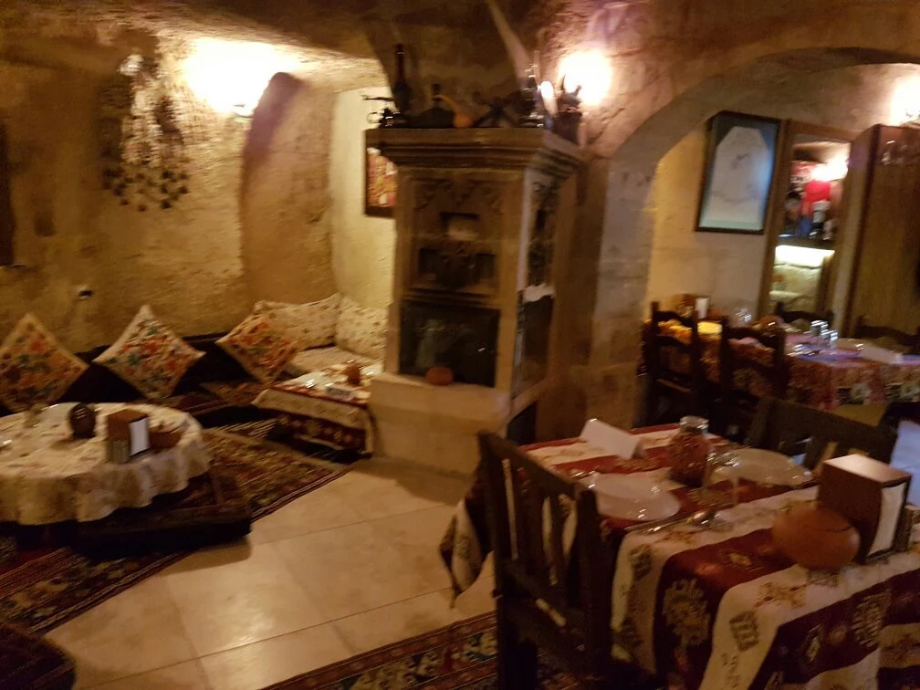 Cave dining room at Topdeck Cave Restaurant in Göreme