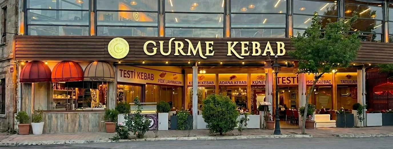 Street-facing exterior of Gurme Kebab Restaurant in Göreme
