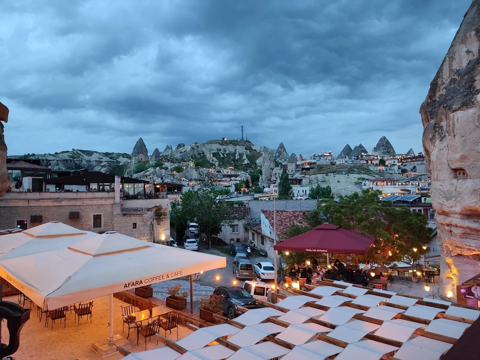 Afara Restaurant in Göreme — terrace