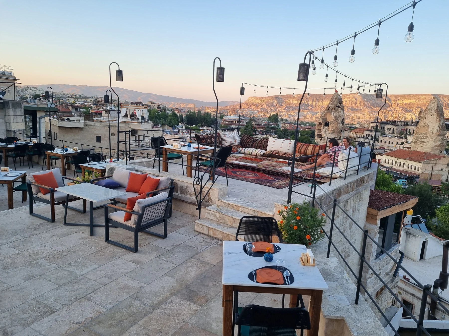 TUMA Restaurant — Rooftop terrace overlooking Göreme
