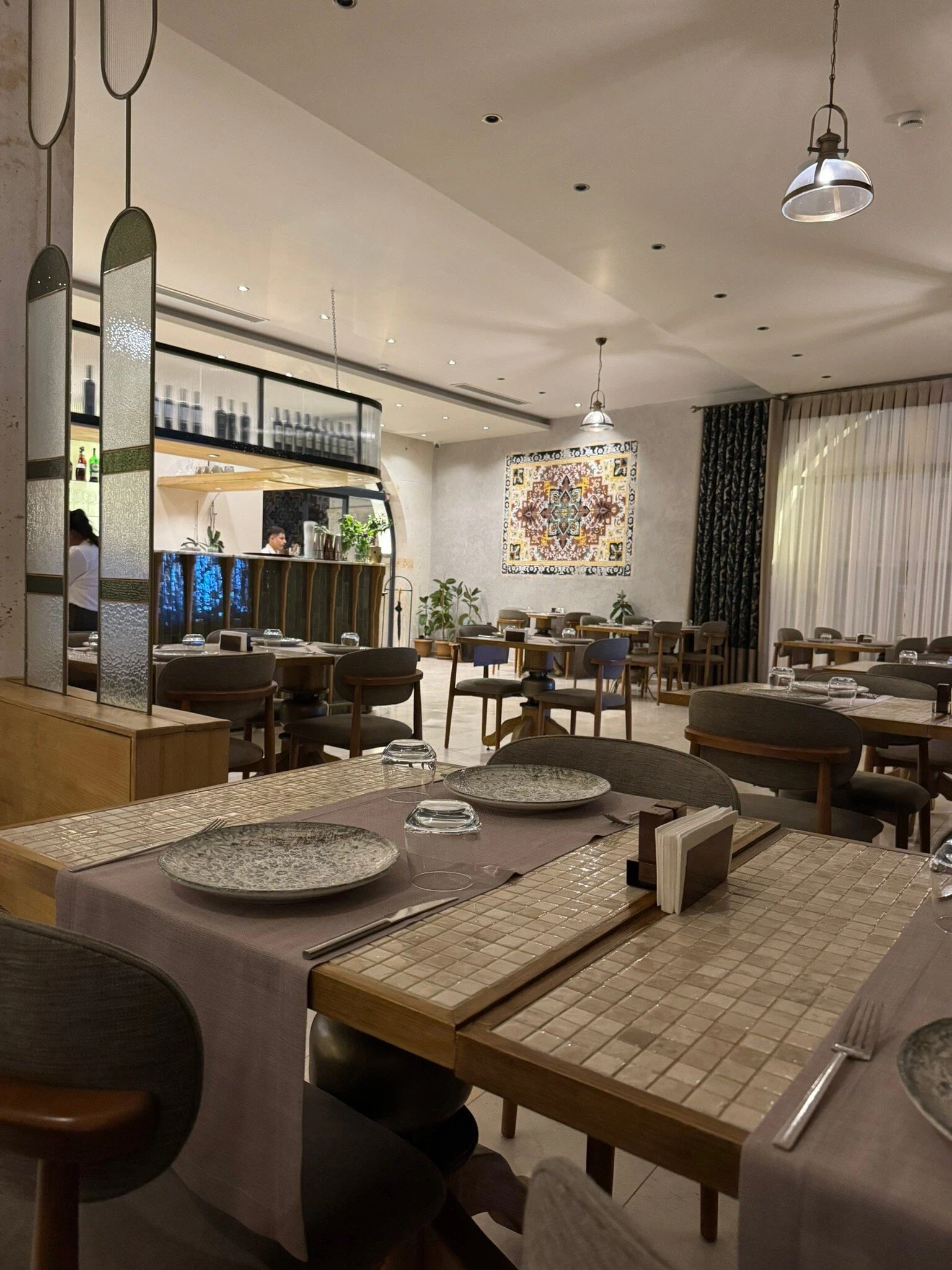 Narin Restaurant in Ortahisar — dining room and bar