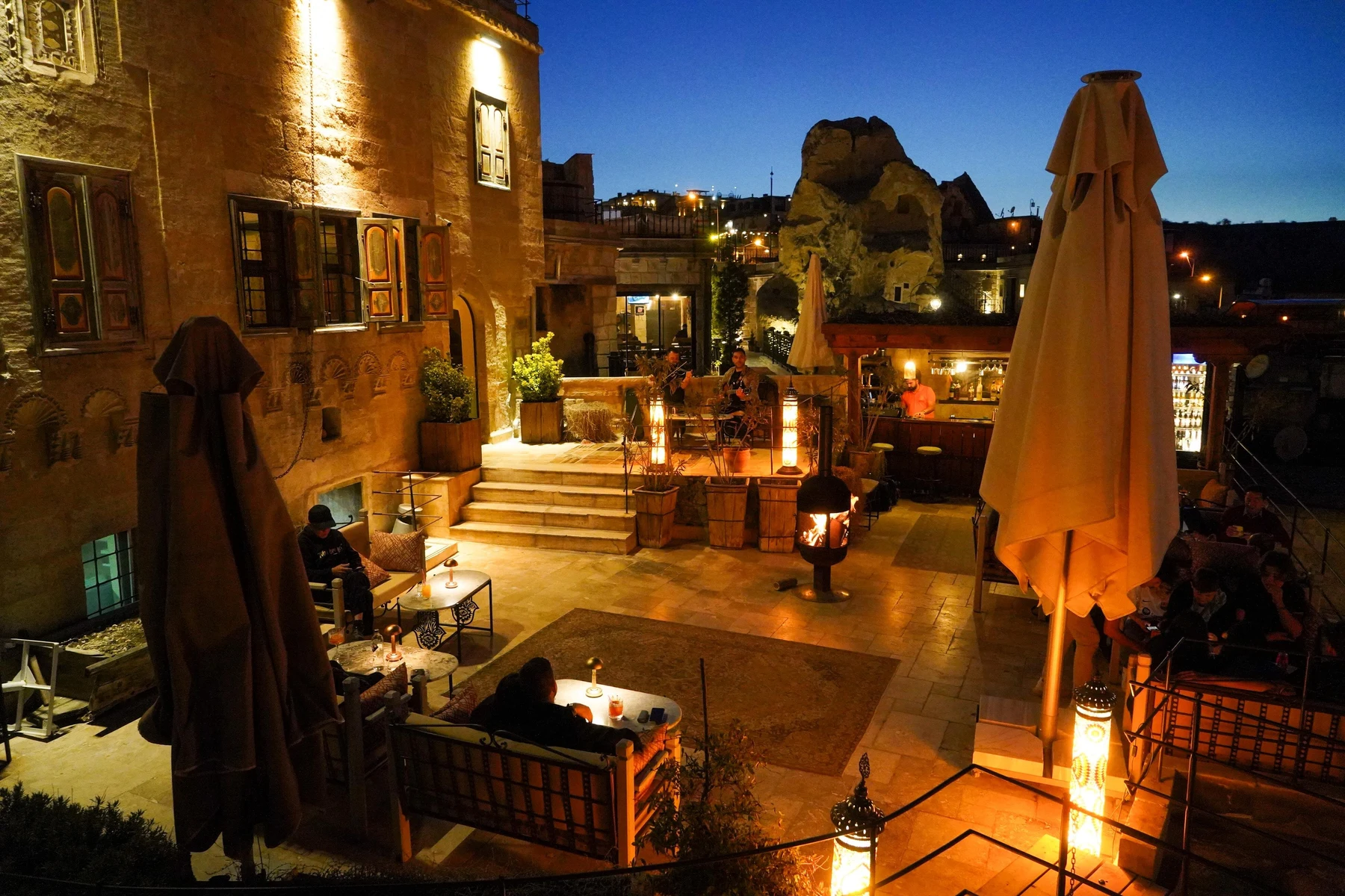 Sakli Konak Rooftop Restaurant in Göreme — rooftop terrace