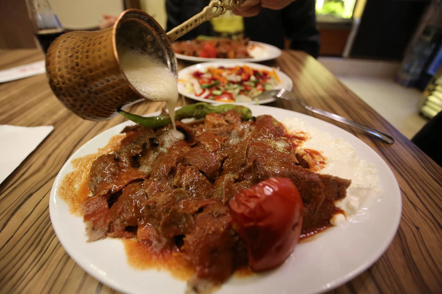 Dunya Iskender Kebap — İskender kebab served at the restaurant
